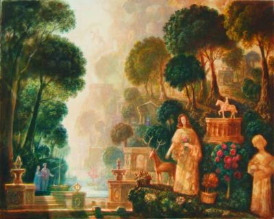 Consecration Of The Land [canvas]   2004  31.5x39.5  Digital
