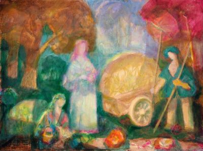 Harvest Scene  2004  9x12  Digital
Keywords: work