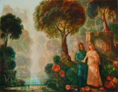 Meditation On A Theme [canvas]   2004   27.5x35.5  Digital
