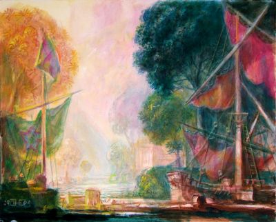 River Sanctuary  2004  9x11.5  Digital
Keywords: safe-harbour