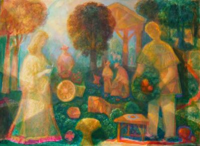 Village Harvest [A]   2004  22x30  Digital
Keywords: abstract-figures;festival