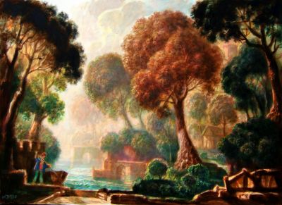 Forest Glade And River  2005  22x30  Digital
Keywords: imagined-landscape