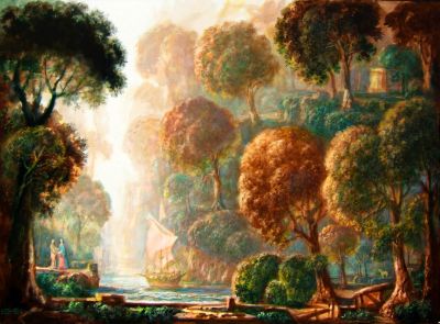 Forest Scene With River  2005  22x30  Digital
Keywords: imagined-landscape