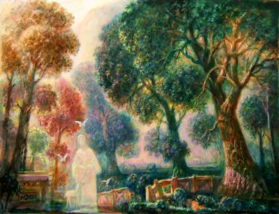 Pastoral View Of St. Francis [A]   2005 22x30 Digital
Keywords: imagined-landscape