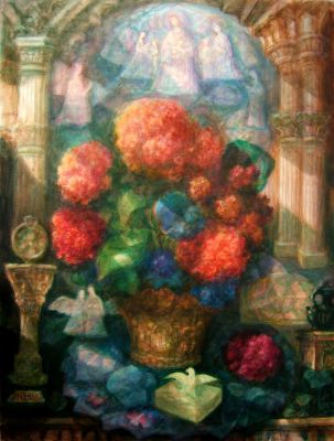 Venetian Interior [A]  2005  23.75x31.5  Digital
Keywords: still-life