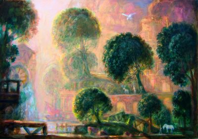 Water Mill [The]  2005  15x22  Digital
Keywords: imagined-landscape