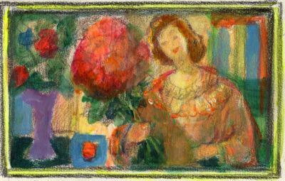 Flower Girl [Xmas Card]   2006  4.5x7  Direct
