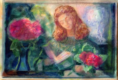 Still Life Figure Composition  2006  5x8  Direct
