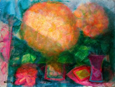 Sunflowers  2006  12x16  Digital
Keywords: still-life