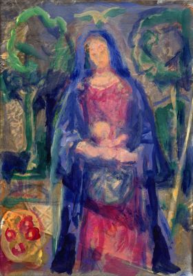 Virgin And Child  [Xmas Card]  2006   5x7  Direct
Keywords: religious