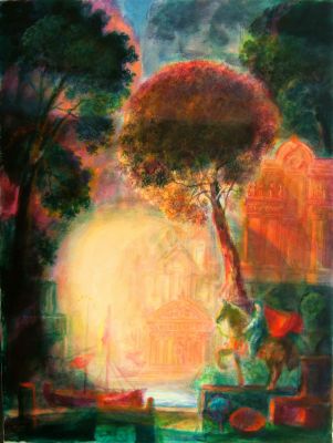 Painting From Memory [A]  2007  18x24  Digital
Keywords: imagined-landscape