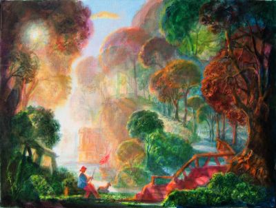 Rest Before A Journey [A]  2007  16x20  Digital
Keywords: imagined-landscape