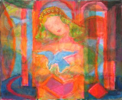 Design For A Stained Glass Window   2008  10.5x13  Digital
