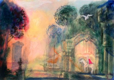 Entrance To A Monastery   2008  5.75x8.25  Direct
