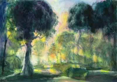 Forest Path At Dawn [A]   2008  5.75x8.25  Direct
