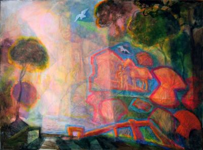 Gypsies Encampment [A]   2008  24x32  Digital
