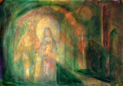 Interior With Figures   2008  5.75x8.25  Direct
