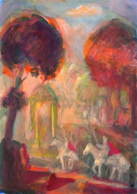 Italian Landscape   2008  8.25x5.75  Direct
