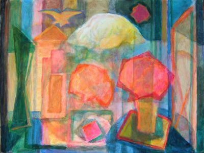 Lady At A Table [A]   2008  24x32  Digital
