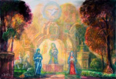 Madonna Enthroned [The]   2008  16x23.5  Digital
