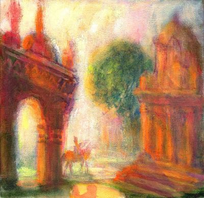 Medieval Roman Vista   2008  6x6  Direct
