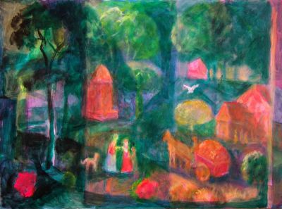 Moving Light In A Landscape   2008  12x16  Digital
