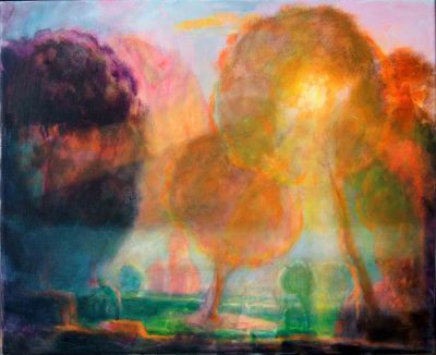 On The Road To Tuscany   2008  18x22  Digital
