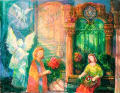 Rest Along A Path [A]   2008  12x16  Digital
