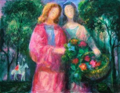 Romantic Spring Gathering [A]   2008  9x12  Digital
