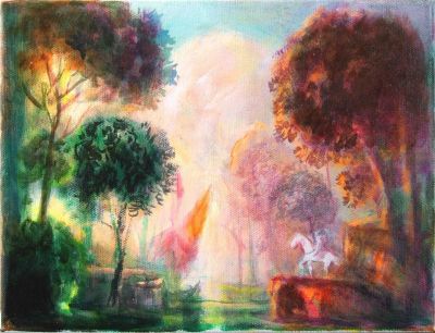 Sun Rise  - Isle Of Cythera   2008  7x9.5  Digital
