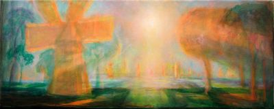 Sunrise Over Norfolk Broads   2008  8x19.5  Digital
