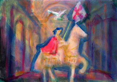 Venetian Knight [A]   2008  7x10  Direct
