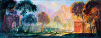 View In The Italian Alps   2008  6x15.5  Digital
