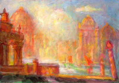 View Of Venice   2008  7x10  Direct
