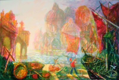 Vision Of The Early Creation Of Venice   2008  16x24  Digital
