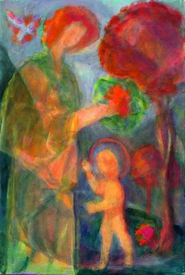 Woman And Child   2008  12x8  Direct
