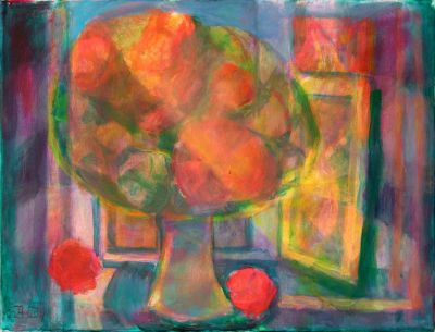 Flowers On A Table   2009  14x18  Digital
Keywords: still-life