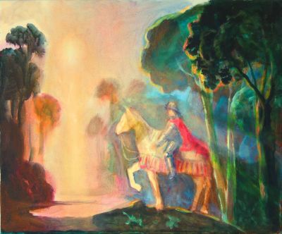 Sunrise An Arthurian Landscape   2009  20x24  Digital
