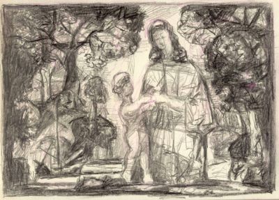 P.5  Woman And Child At A Seaport  5.5x7.5
