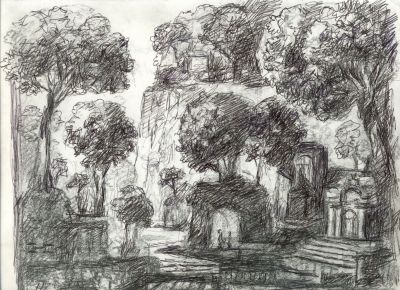 Drawing 128 - Dawn Of Avalon [The]  2002  9x12  Direct
