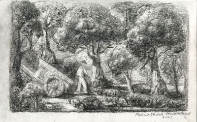 Drawing 132 - Pencil Sketch  2001  7x11  Direct
