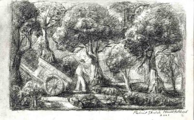 Drawing 132 -  Pencil Sketch  2001  7x11  Direct
