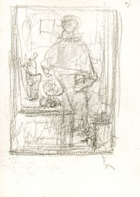 Sketch Book 1 [spiral bound]  1995  4x5.5   P.1 [reverse]
